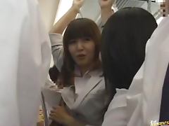 Hot Japanese Milf Fucks Strangers On A Bus