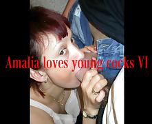 Amalia loves young cocks VI a compilation