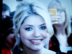 holly willoughby cum faced