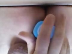 Fucking my ass while masturbating