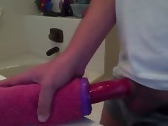 Young Horny Boy Fucking Homemade Sex Toy