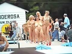 Group of bare gals Ponderosa 2012