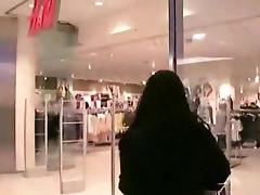 Shopping mall fuck and facial