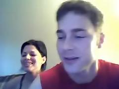 Amateur couple has hot sex on webcam