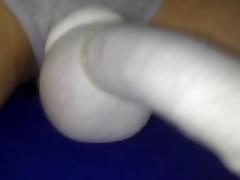 sock on my cock