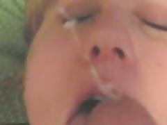 homemade cum and swallow
