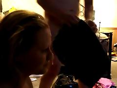 He cums on her face and walks away