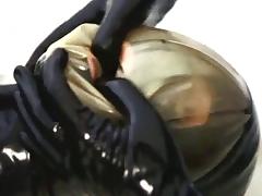 Girl in Breathplay Tied and Made to Orgasm