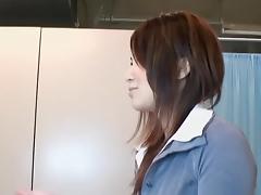 Japanese gyno video with sexy slut plugged by a hard peter