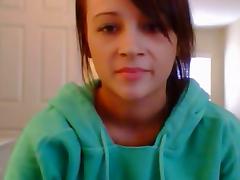 Cute Girl On Webcam