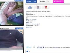 she plays all along and make me cum on chat
