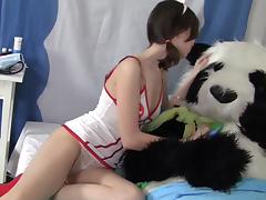 Agreeable nurse cures Panda using sexy sex