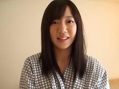 Teen Rina Ooshima shows off her sucking and fucking talents
