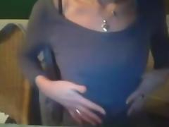 Dutch beauty flash mounds and twat on cam