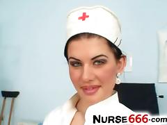 Czech nurse Rihanna Samuel uniform fetish