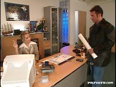 Sweet Sylvia Sun Gets Her Pussy Licked At The Office