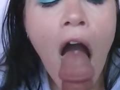 Nice cum in throat